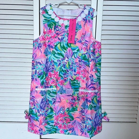 Disney x Lilly Pulitzer Minnie Daisy Dreamin Girls Dress Size 10 NWT - Picture 3 of 16